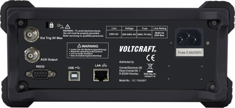 Digitális asztali multiméter adatgyűjtővel CAT I 1000 V, CAT II 600 V 60000 digit, Voltcraft VC-7060 3. kép