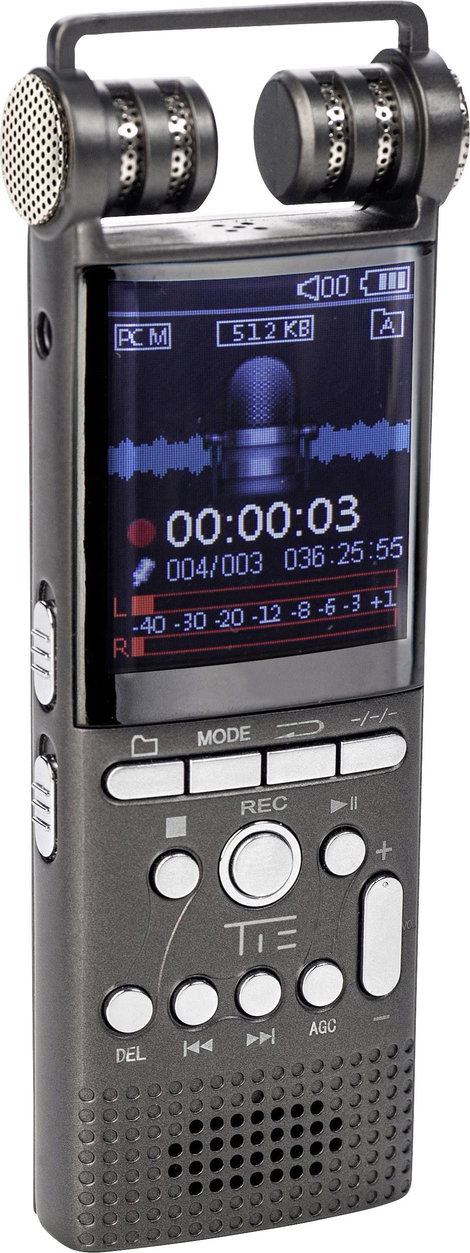 Tie Studio TX26 Hordozható audio felvevő Fekete