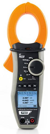 Digitális lakatfogó CAT III 1000 V, CAT IV 600 V, HT Instruments HT9020