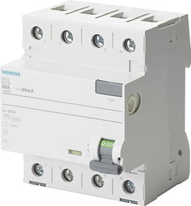 Siemens 5SV3646-6 Siemens Dig.Industr. FI védőkapcsoló A 4 pólusú 63 A 0.3 A 400 V