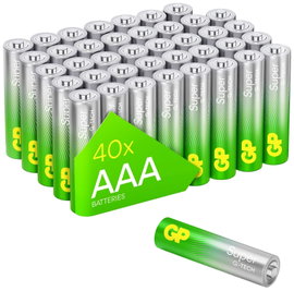 GP Batteries Mikroelem GPSUP24A011S40 Alkáli mangán 1.5 V 40 db