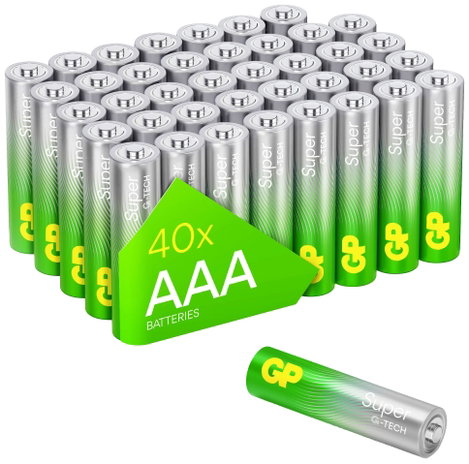 GP Batteries Mikroelem GPSUP24A011S40 Alkáli mangán 1.5 V 40 db