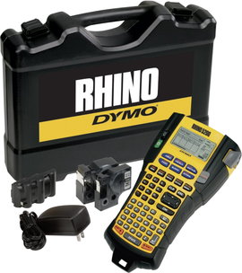 DYMO RHINO 5200 Kit Feliratozó készülék Alkalmas feliratozó szalag: IND 6 mm, 9 mm, 12 mm, 19 mm