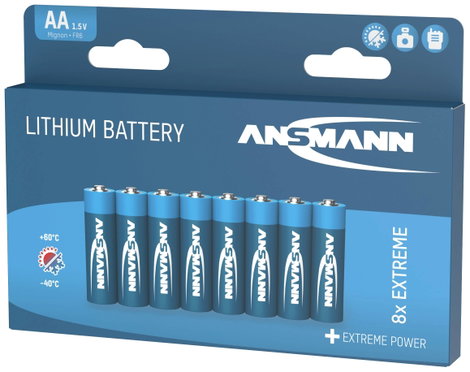 Ansmann FR06 Ceruzaelem Lítium 2850 mAh 1.5 V 8 db 2. kép