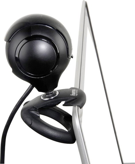 HD webkamera 1280 x 1024 pixel Hama Spy Protect Talp, Csíptetős tartó 2. kép