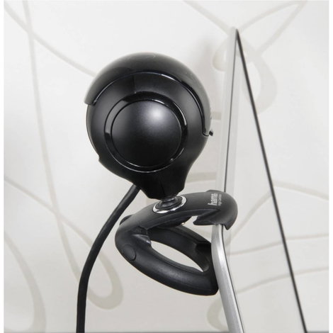 HD webkamera 1280 x 1024 pixel Hama Spy Protect Talp, Csíptetős tartó 4. kép