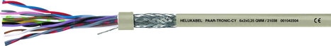 Helukabel 21035 Adatkábel LiYCY 3 x 2 x 0.25 mm² Szürke 50 m