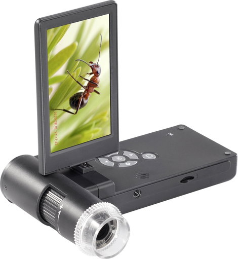 Digitális mikroszkóp kijelzővel 12 MP max. 300x, Toolcraft TO-5139600 4. kép