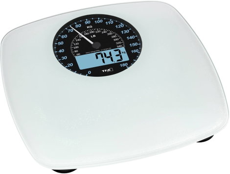 TFA Dostmann SWING Digitális személymérleg Mérési tartomány (max.)=180 kg Fehér 3. kép