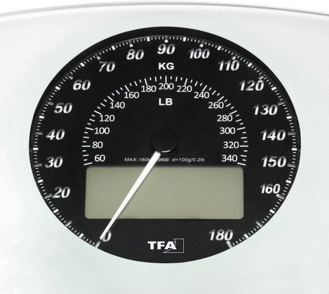 TFA Dostmann SWING Digitális személymérleg Mérési tartomány (max.)=180 kg Fehér 5. kép