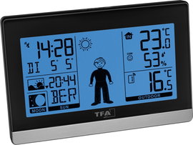 TFA Dostmann Weather Boy 35.1159.01 Vezeték nélküli időjárásjelző állomás Előrejelzés 8 óra Érzékelő
