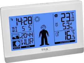 TFA Dostmann Weather Boy 35.1159.02 Vezeték nélküli időjárásjelző állomás Előrejelzés 8 óra Érzékelő