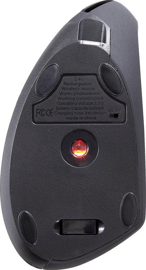 Renkforce RF-WM-322 Ergonomikus egér Rádiójel vezérlésű Optikai Fekete 5 Gombok 1600 dpi Ergonómikus 4. kép