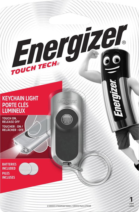 Energizer Touch-Tech LED Kulcskarikás lámpa Elemekről üzemeltetett 20 lm 2. kép