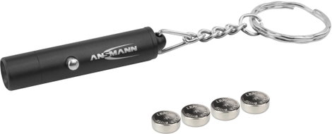 Ansmann Keychain Mini LED Kulcskarikás lámpa Kulcstartó Elemekről üzemeltetett 14 g 5. kép