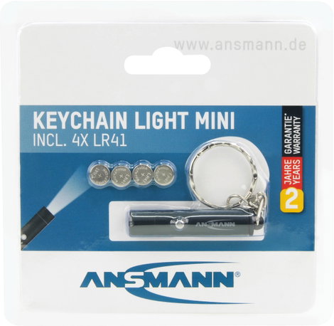 Ansmann Keychain Mini LED Kulcskarikás lámpa Kulcstartó Elemekről üzemeltetett 14 g 7. kép