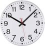 EUROTIME 55000 Rádiójel vezérlésű Falióra 300 mm Fehér bélyegkép
