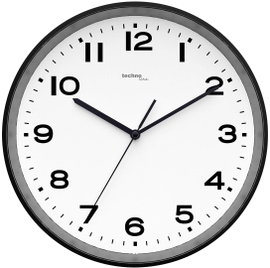 Techno Line WT 8500-3 schwarz Rádiójel vezérlésű Falióra 30 cm x 4.1 cm Fekete