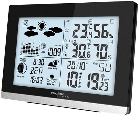 Vezeték nélküli időjárásjelző állomás, Techno Line WS 6762 2. kép