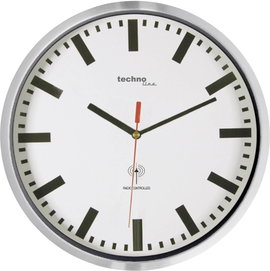 Techno Line WT8990 Rádiójel vezérlésű Falióra 30 cm x 5 cm Ezüst (fémes)