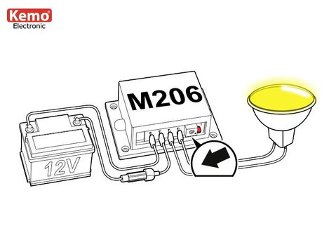 Kemo M206 Villogó fény építőkészlet 2. kép