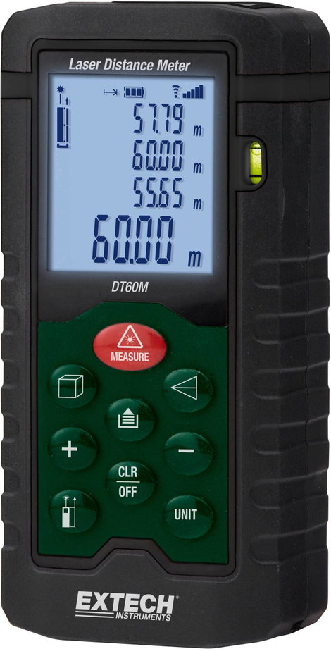 Extech DT60M Lézeres távolságmérő Mérési tartomány (max.) 60 m 3. kép