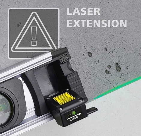 Laserliner 081.255A 081.255A Lézeres vízmérték Mágnessel 400 mm 9. kép