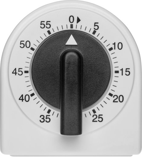TFA Dostmann Analoger Küchen-Timer Visszaszámláló óra Fehér-fekete analóg 2. kép