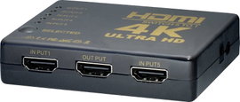Maxtrack CS 1-5 L HDMI switch Távirányítóval Fekete