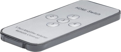Maxtrack CS 1-5 L HDMI switch Távirányítóval Fekete 3. kép