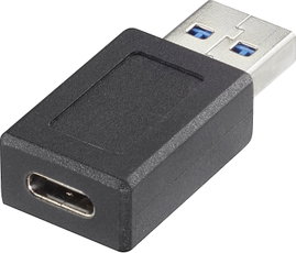 USB 2.0 átalakító, 1x USB 3.1 dugó, A típus - 1x USB-C alj, Renkforce