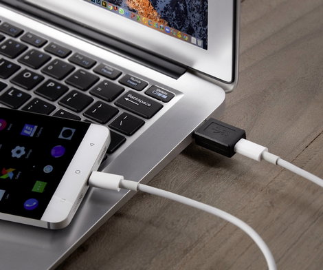 USB 2.0 átalakító, 1x USB 3.1 dugó, A típus - 1x USB-C alj, Renkforce 4. kép