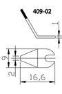 TOOLCRAFT Forrasztóhegy Lapított Hegy méret 2 mm Csúcs hossza 15 mm Tartalom, tartalmi egységek rend 3. bélyegkép