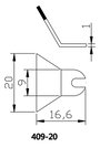 TOOLCRAFT Forrasztóhegy Lapított Hegy méret 20 mm Csúcs hossza 15 mm Tartalom, tartalmi egységek ren 3. bélyegkép