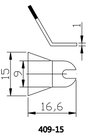 TOOLCRAFT Forrasztóhegy Lapított Hegy méret 15 mm Csúcs hossza 15 mm Tartalom, tartalmi egységek ren 3. bélyegkép