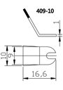 TOOLCRAFT Forrasztóhegy Lapított Hegy méret 10 mm Csúcs hossza 15 mm Tartalom, tartalmi egységek ren 3. bélyegkép