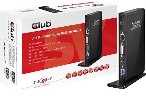 club3D Notebook dokkoló állomás CSV-3242hD Alkalmas (márka): univerzálny 4. kép