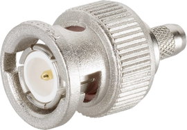 Telegärtner J01000A0042 J01000A0042 BNC csatlakozó Dugó, egyenes 50 Ω 1 db
