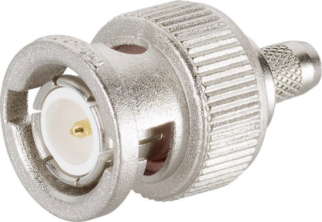 Telegärtner J01000A0042 J01000A0042 BNC csatlakozó Dugó, egyenes 50 Ω 1 db