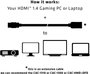 club3D HDMI Hosszabbítókábel HDMI-A dugó, HDMI-A alj 5.00 m Fekete CAC-1320 HDMI kábel 3. bélyegkép