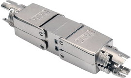 Digitus RJ45 csatlakozóaljzat Hálózat Átalakító CAT 6a, CAT 6A, CAT 6 [1x LSA - 1x LSA] Ezüst