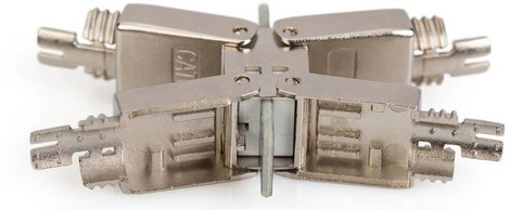 Digitus RJ45 csatlakozóaljzat Hálózat Átalakító CAT 6a, CAT 6A, CAT 6 [1x LSA - 1x LSA] Ezüst 8. kép