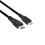 club3D HDMI Csatlakozókábel HDMI mini C dugó, HDMI-A dugó 1.00 m Fekete CAC-1350 HDMI kábel bélyegkép