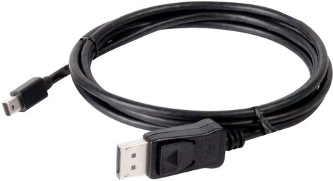 club3D Mini DisplayPort / Kijelző csatlakozó Átalakító kábel Mini DisplayPort dugó, DisplayPort dugó