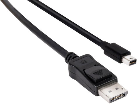 club3D Mini DisplayPort / Kijelző csatlakozó Átalakító kábel Mini DisplayPort dugó, DisplayPort dugó 3. kép