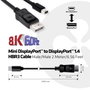 club3D Mini DisplayPort / Kijelző csatlakozó Átalakító kábel Mini DisplayPort dugó, DisplayPort dugó 7. bélyegkép