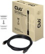 club3D HDMI Hosszabbítókábel HDMI-A dugó, HDMI-A alj 3.00 m Fekete CAC-1321 Ultra HD (4k) HDMI HDMI 7. bélyegkép