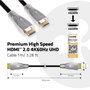 club3D HDMI Csatlakozókábel HDMI-A dugó, HDMI-A dugó 1.00 m Fekete, Ezüst CAC-1311 Fólia árnyékolás, 3. bélyegkép
