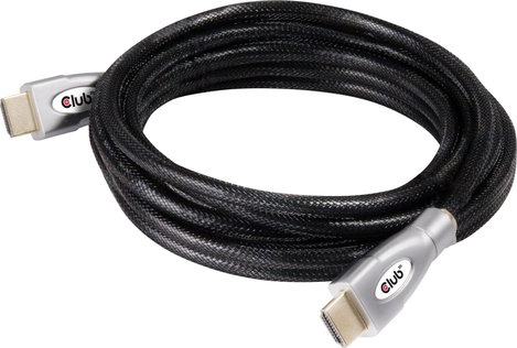 club3D HDMI Csatlakozókábel HDMI-A dugó, HDMI-A dugó 5.00 m Fekete CAC-2312 High Speed-HDMI Ethernet