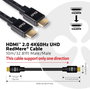 club3D HDMI Csatlakozókábel HDMI-A dugó, HDMI-A dugó 10.00 m Fekete CAC-2313 Lángálló, High Speed-HD bélyegkép